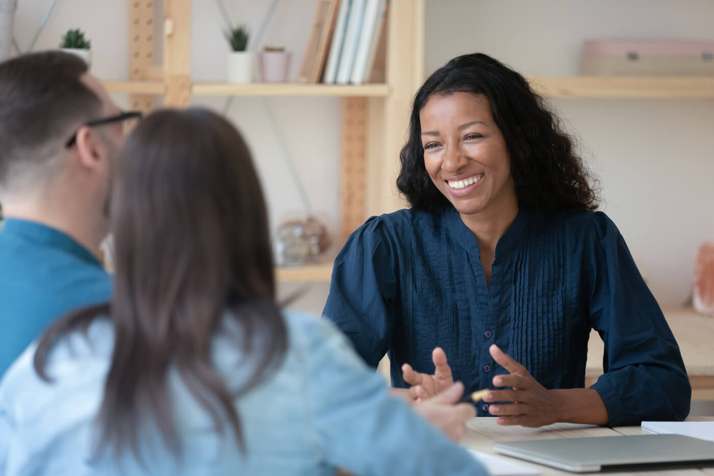 Professional meeting with couple Adobe Stock